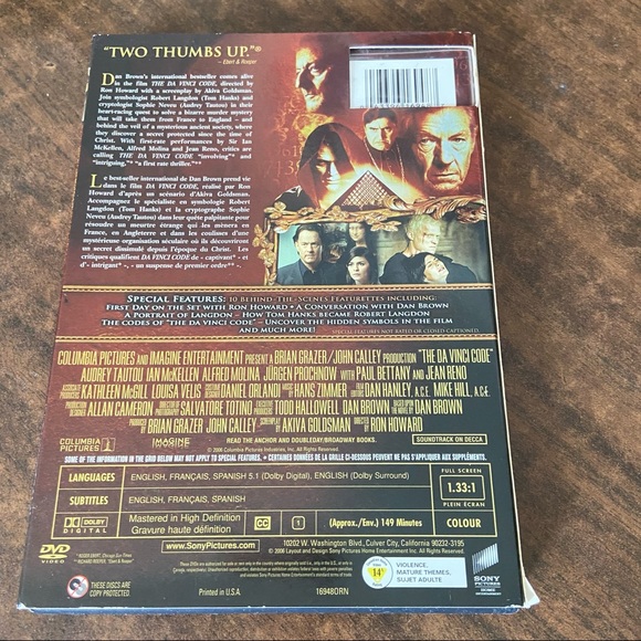 DaVinci Code DVD Special Edition - Picture 2 of 6